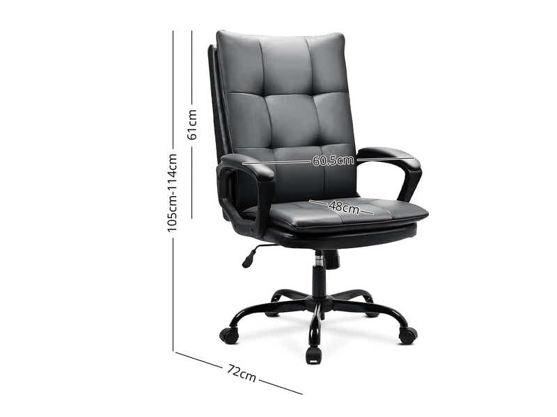 Claire Office Chair PU Black