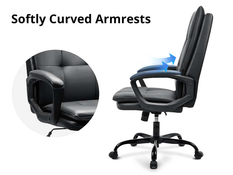 Claire Office Chair PU Black