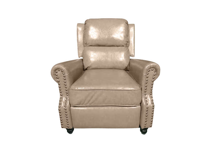 Nilsson PU Leather Recliner Chair - Khaki