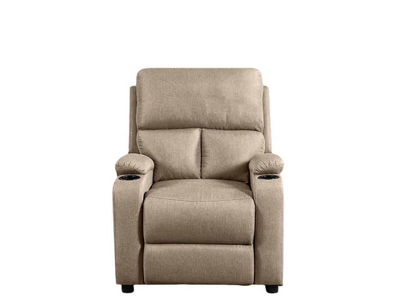 DS Zola Push Back Recliner Chair Linen Beige04