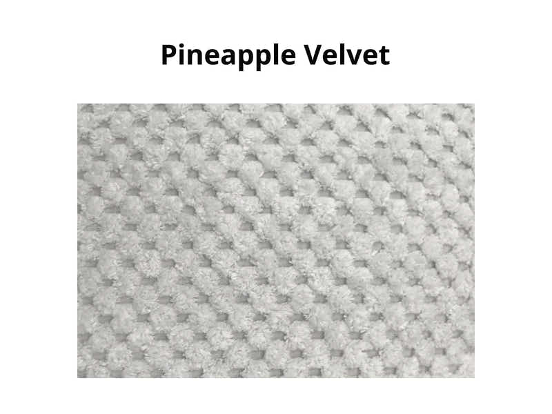 Hazel Velvet Sectional Sofa - Cream