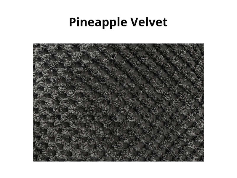 Hazel Velvet Sectional Sofa - Dark Grey