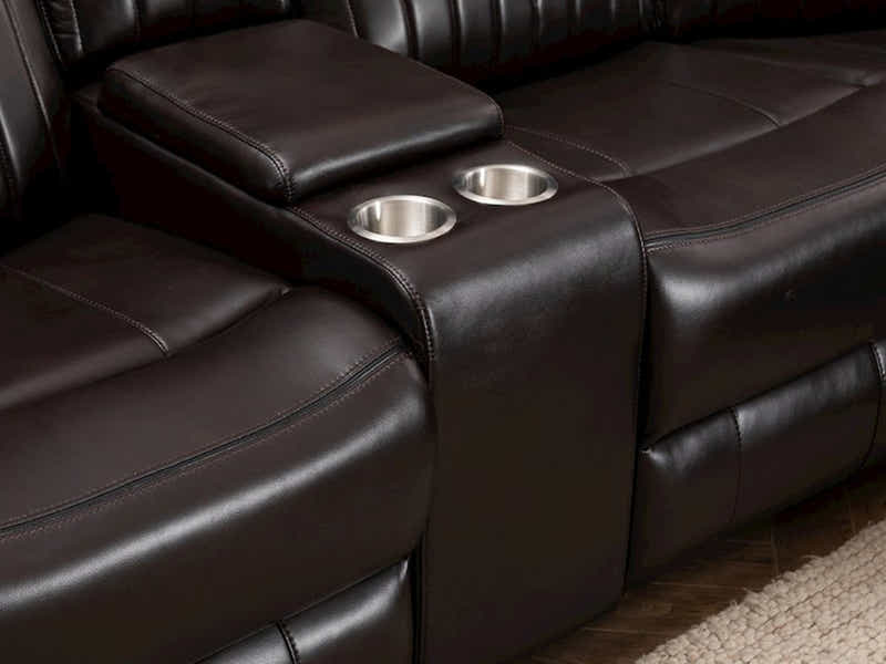 Welda Recliner Sofa Set with LED Light