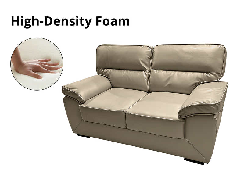 Zonny 3PC Sofa Set PU - Taupe