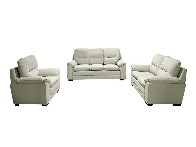 Kolby 3PC Sofa Set PU - Beige