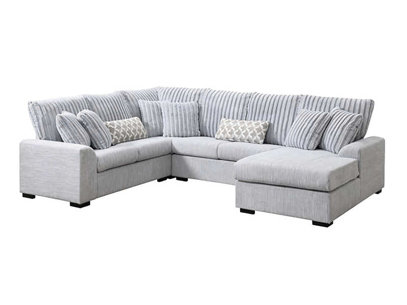 Voiron Sectional Sofa Grey