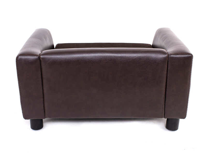 Pet Sofa Bed - Brown Velvet Cushion