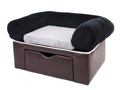 Pet Sofa Bed with Drawer - Brown