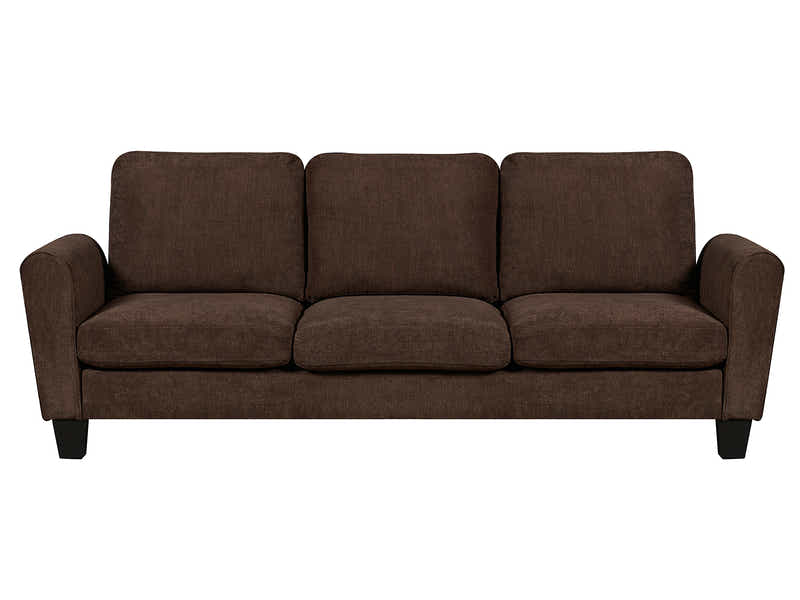 Rosa Linen Sofa Brown3186