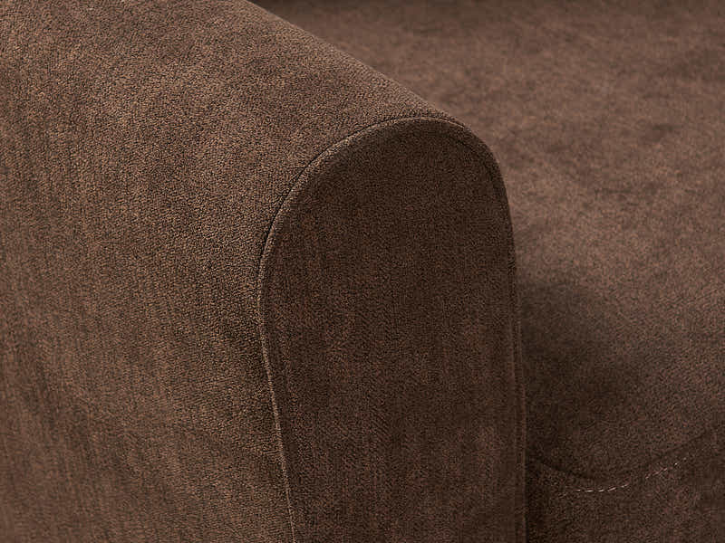 Rosa Linen Sofa Brown3186