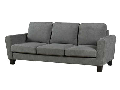 Rosa Linen Sofa Grey3184