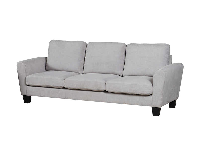 Rosa Linen Sofa Grey3187
