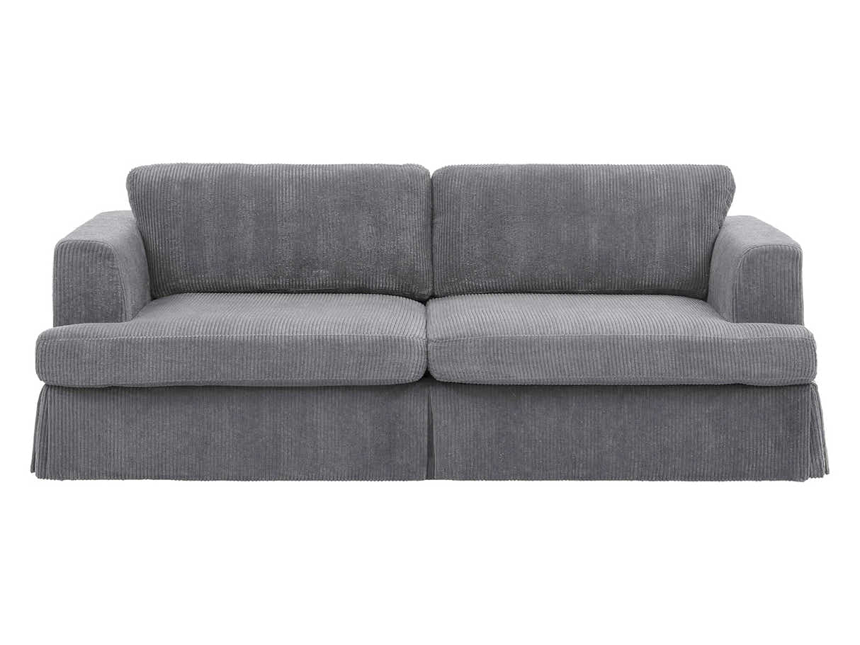 Levinson Corduroy Sofa Grey