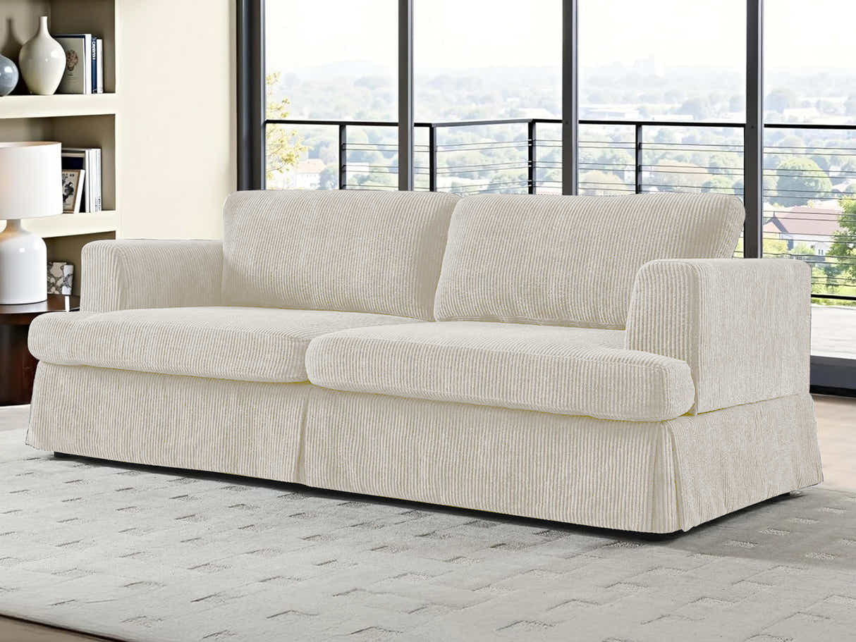 Levinson Corduroy Sofa Beige