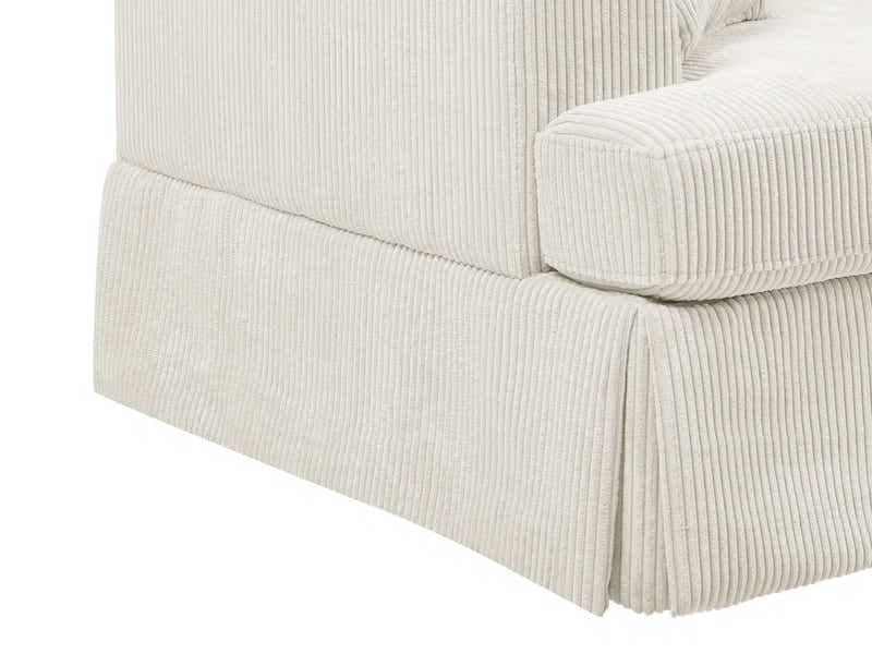 DS Levinson Corduroy Sofa Beige