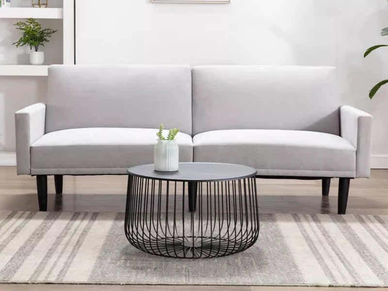 Adelia Linen Sofa Bed - Grey