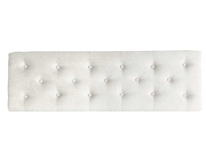 Toby Linen Ottoman Bench with Storage - Beige