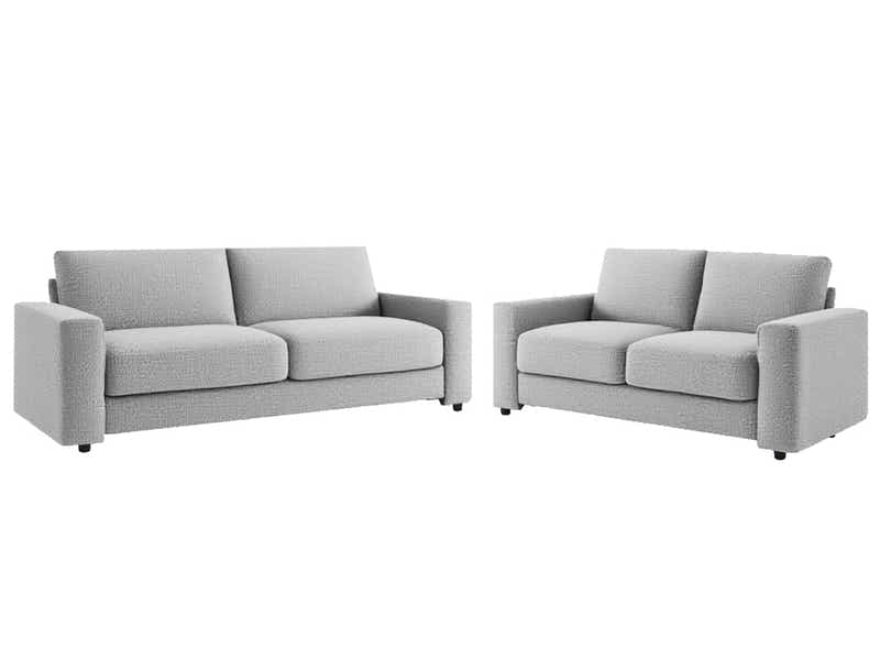 Chenille 3-Piece Sofa Set - Beige