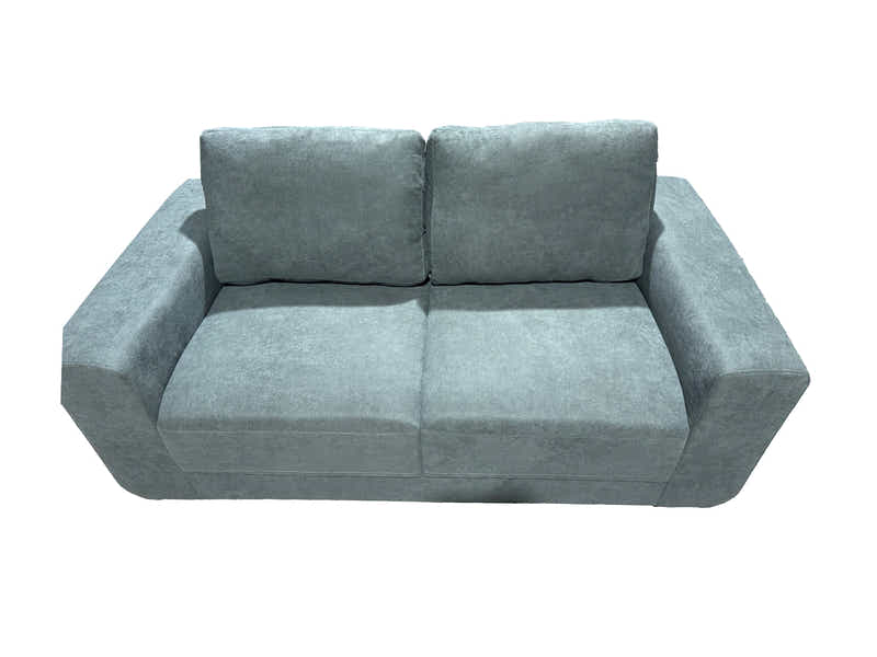 Chenille 3-Piece Sofa Set - Grey Blue