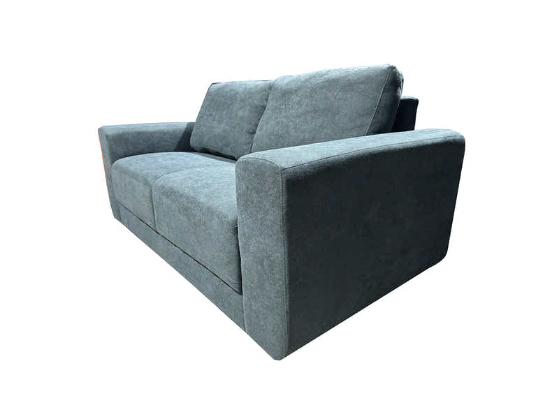 Chenille 3-Piece Sofa Set - Grey Blue
