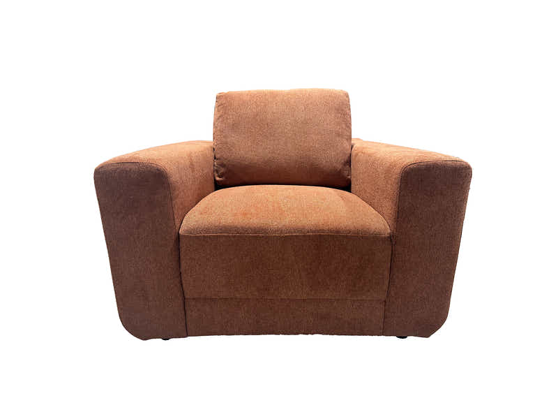 Chenille 3-Piece Sofa Set - Orange