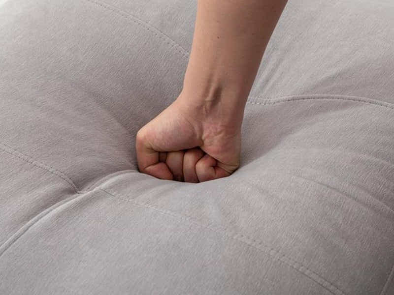 Paxton Chenille Modular Sofa Light Grey 3+1