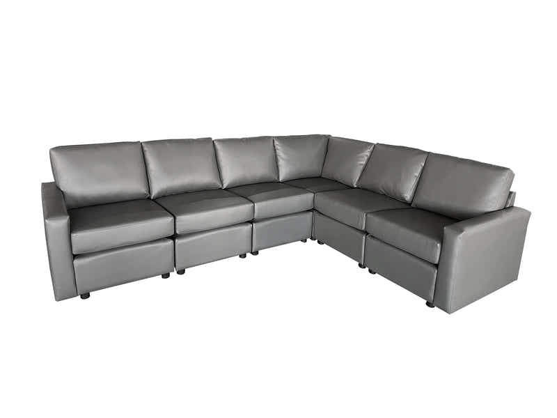 Sonya Modular Sofa PU Grey 6S