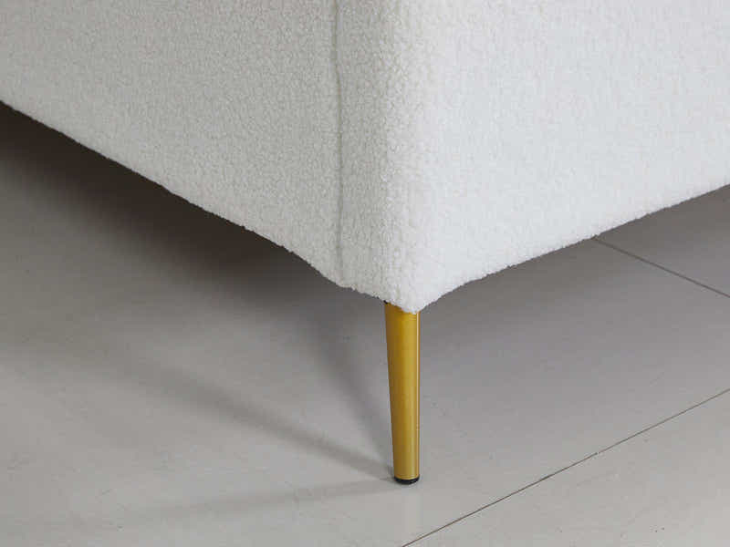 Santos Boucle Bed Frame - Queen