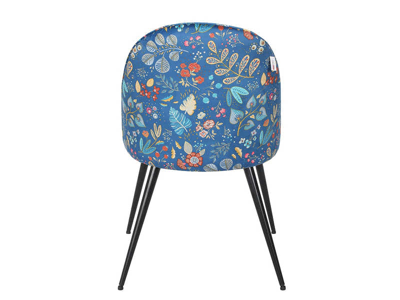 Lavina Velvet Dining Chair Blue - Set of 4