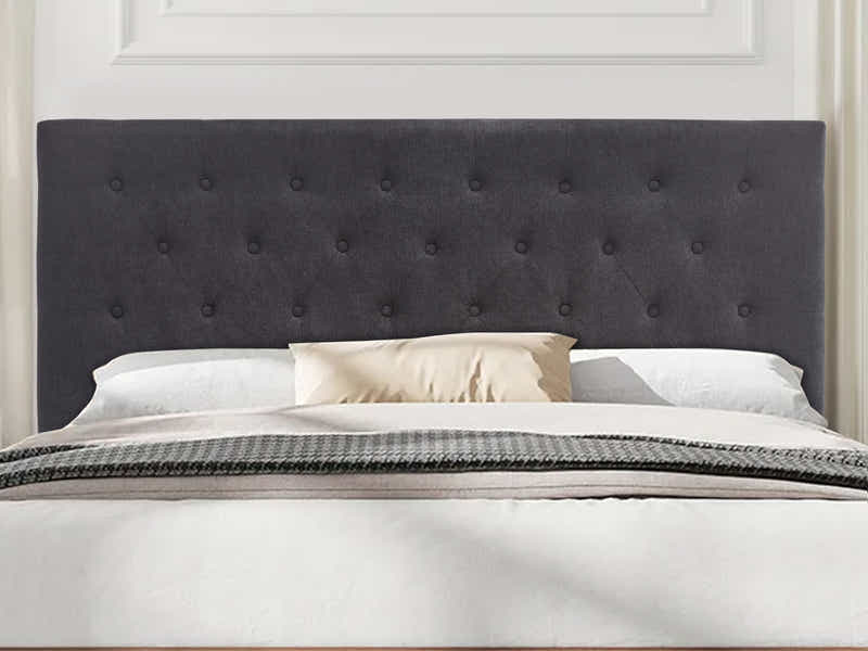 Rakel Headboard Queen Linen Black