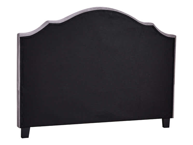 Lavaca Velvet Headboard Light Grey - King