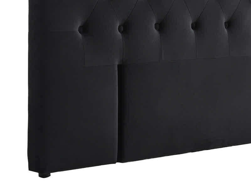 Rakel Headboard King Velvet Black