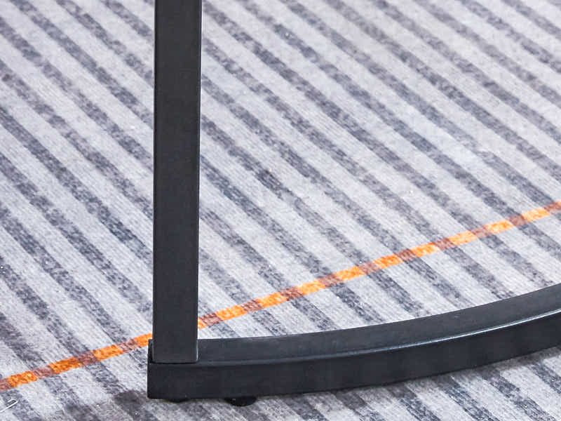 Nesting Coffee Table Set - Grey Marble Look