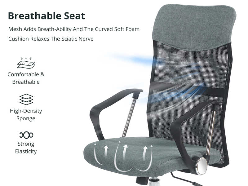 Meshmallow Office Chair 001 grey