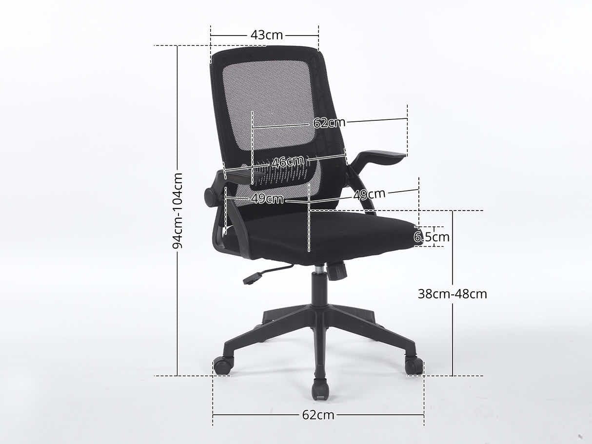 Salem Office Chair 093 - Black