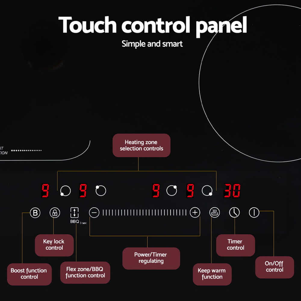 DS NA Devanti Induction Cooktop 60cm Electric Cooker