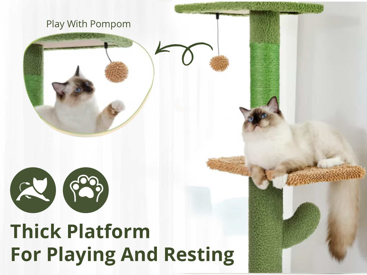 Cat Tree Floor to Ceiling 2.65m