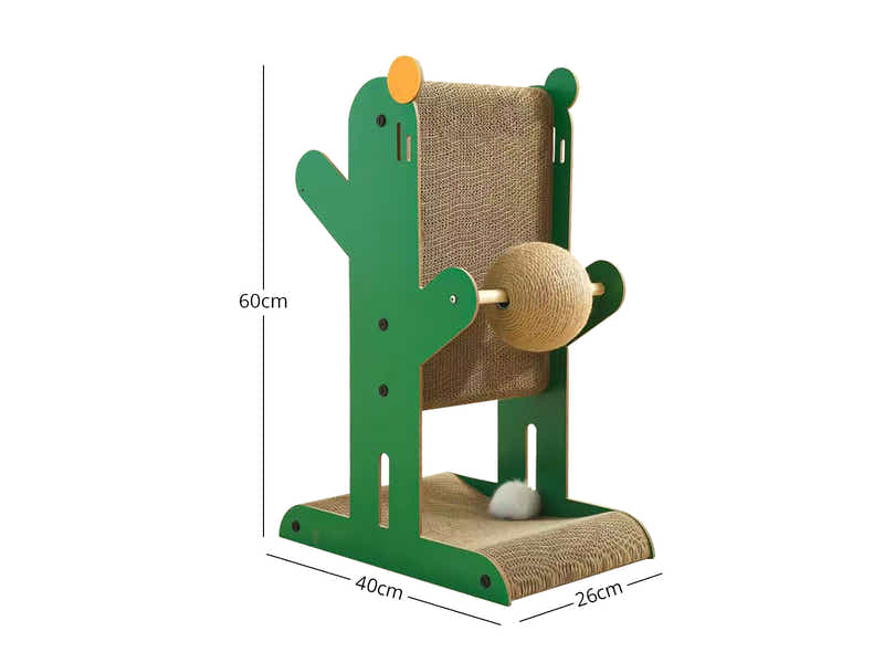 Cat Scratching Post - Green