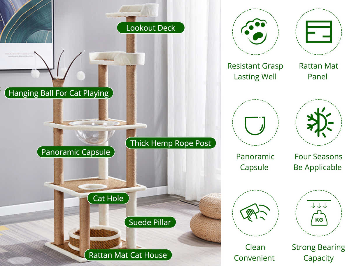DS Cat Tree 164CM