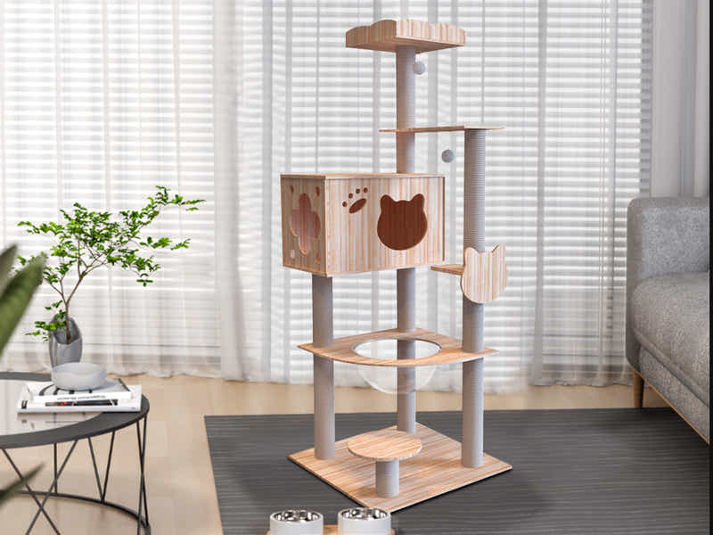 DS Cat Tree Wooden 1.65m