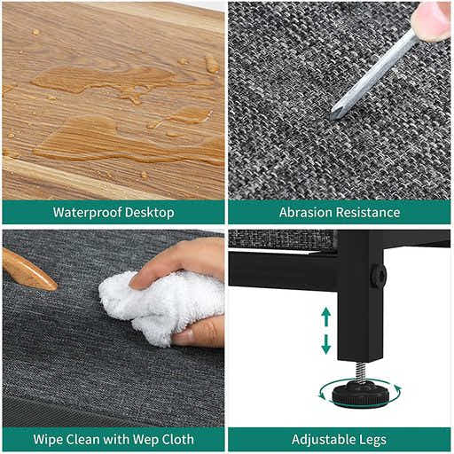 DS BS Natural Bamboo 2-Tier Multifunctional 2 Drawer Basket Rack