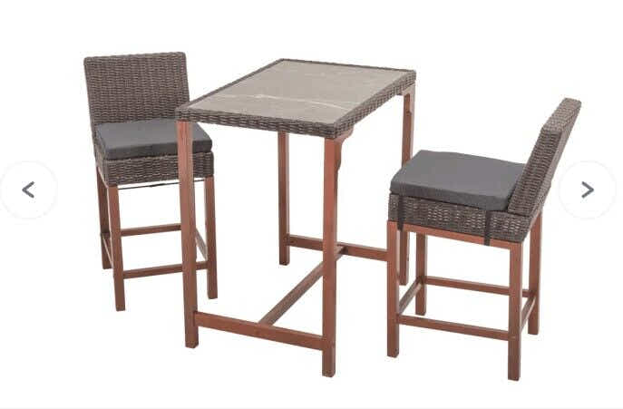 Cannes Outdoor Bar Chair Aluminium frame