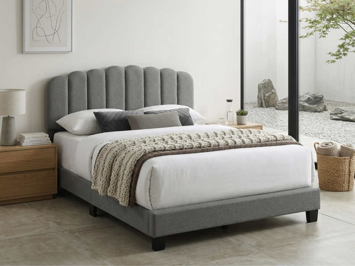 Innogen Bed Frame Grey - Double