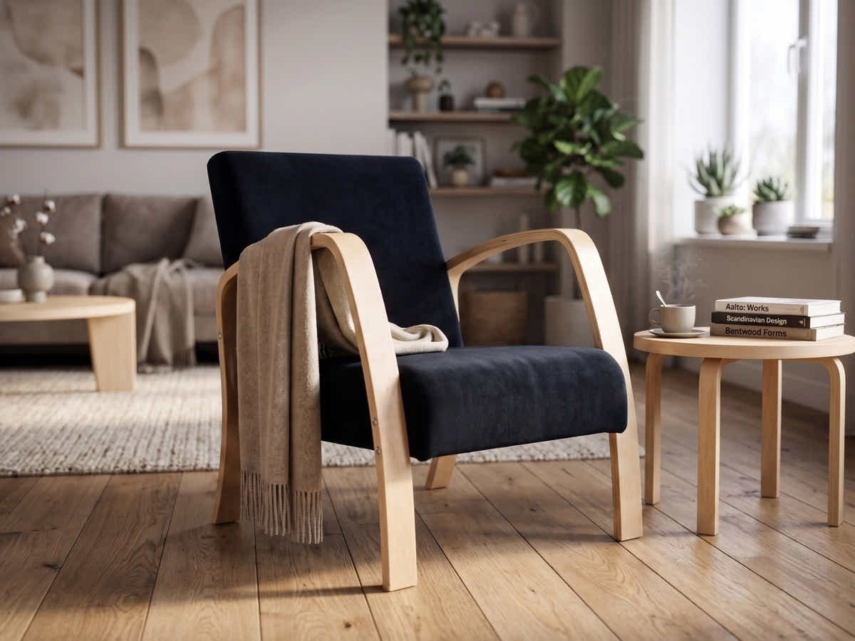 Bentwood Accent Chair - Black