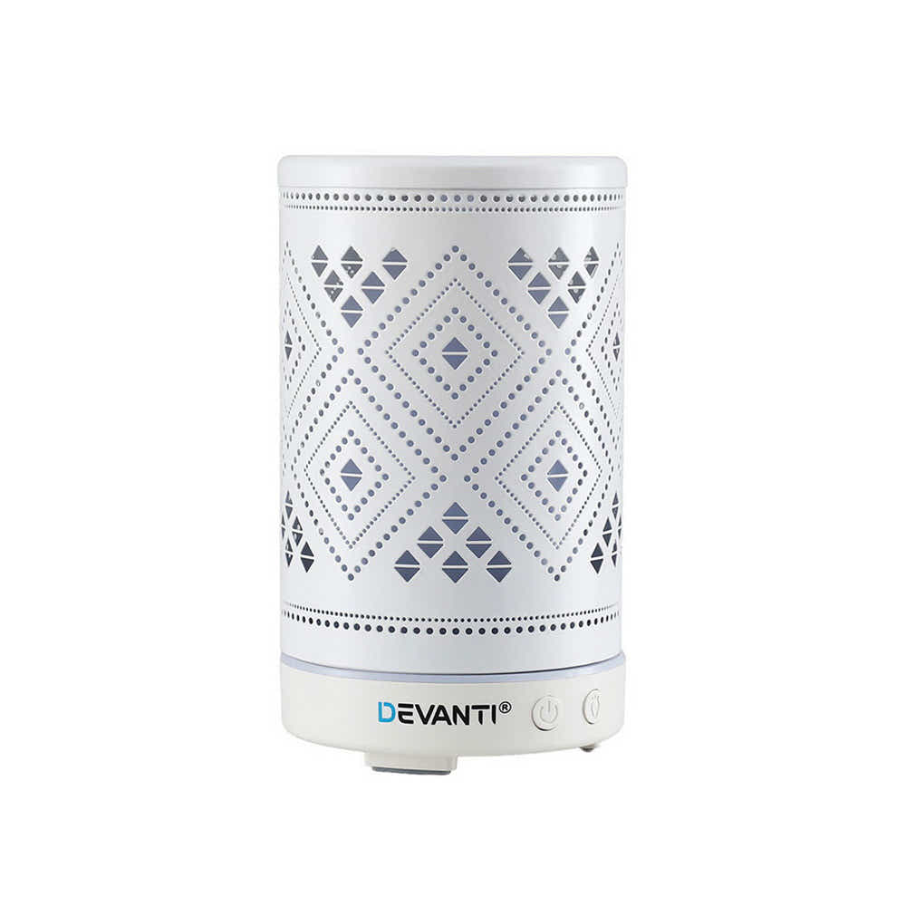 DS NA Devanti Ultrasonic Aroma Diffuser Aromatherapy 100ml LED Lights