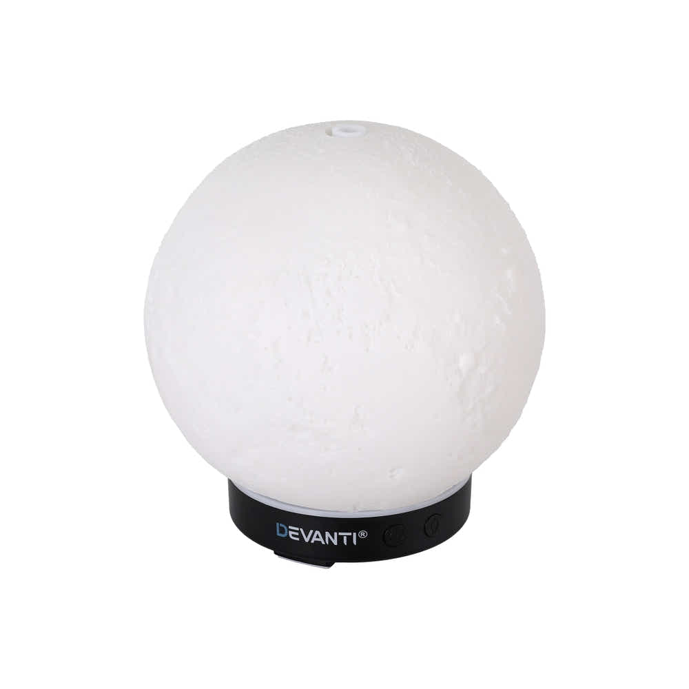 DS NA Devanti Ultrasonic Aroma Diffuser Aromatherapy Moon Lamp 100ml