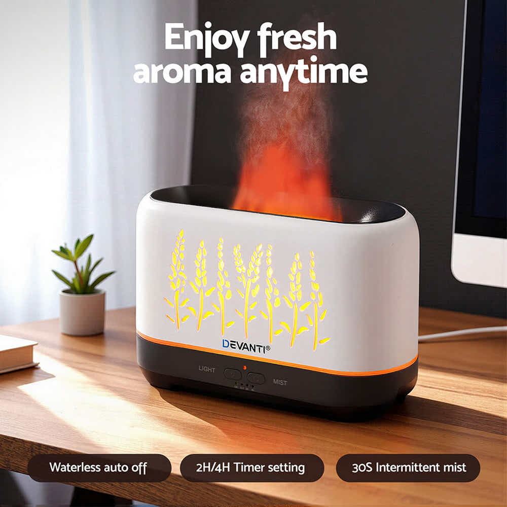 DS NA Devanti Aroma Diffuser Aromatherapy Flame 200ml