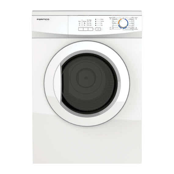 T Parmco DRYER 7KG WHITE AIR VENTED