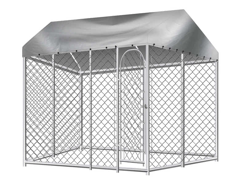 Dog Run with Roof - 3m x 3m x 2.3m