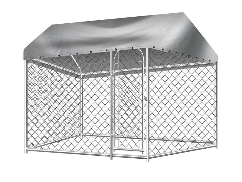 Dog Run with Roof - 2.3m x 2.3m x 1.7m